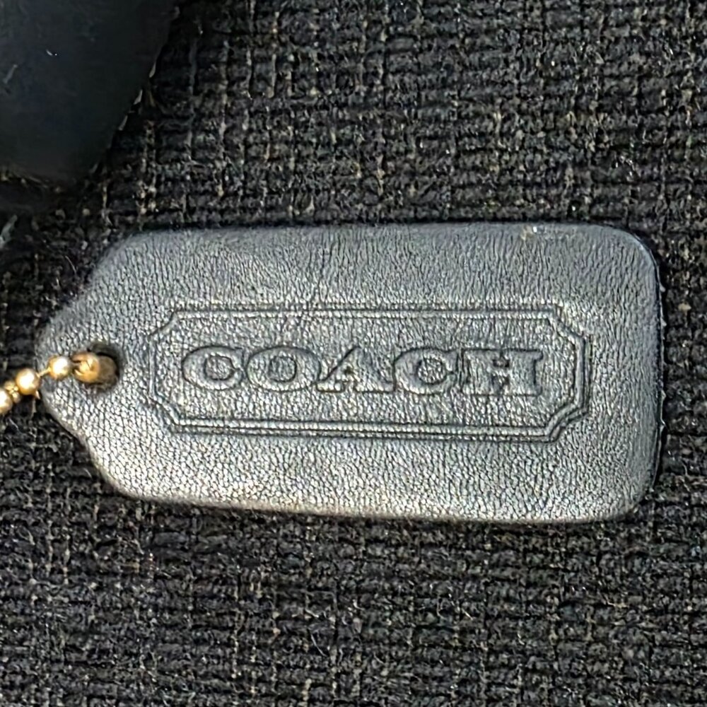 Vintage Coach Bleeker Black Leather Handbag - Picture 11 of 12